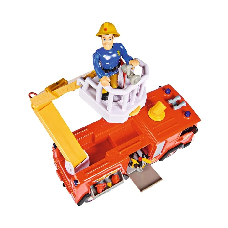 Masina de pompieri Simba Fireman Sam Mega Deluxe Jupiter cu 2 figurine si accesorii