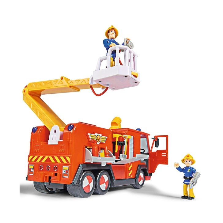 Masina de pompieri Simba Fireman Sam Mega Deluxe Jupiter cu 2 figurine si accesorii