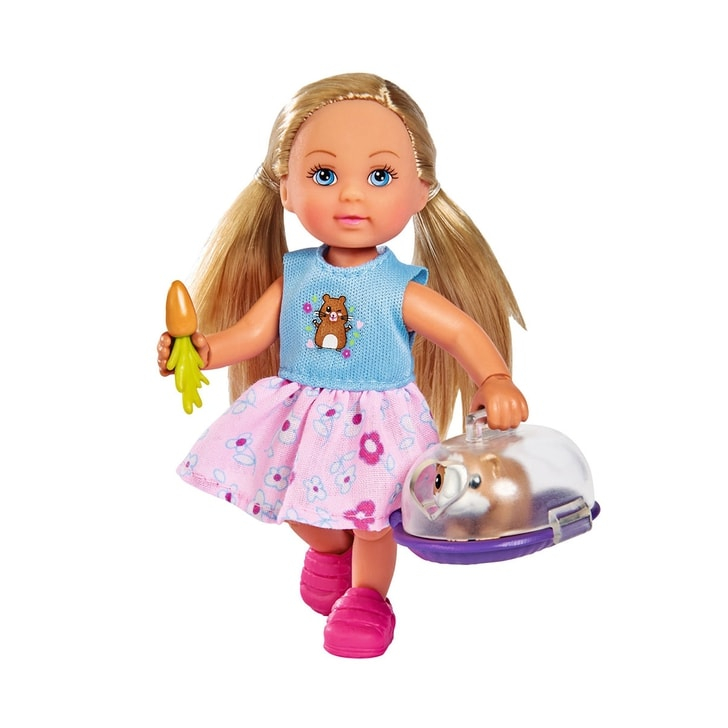 Papusa Simba Evi Love Doctor Evi Guinea Pig 12 cm cu accesorii