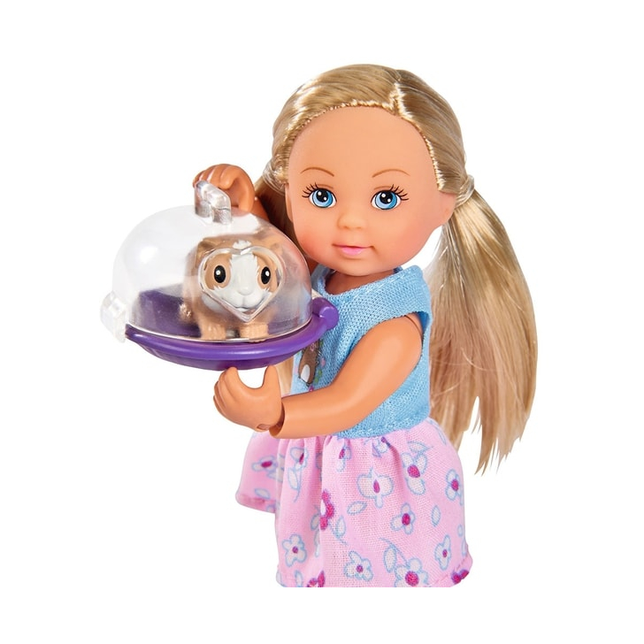 Papusa Simba Evi Love Doctor Evi Guinea Pig 12 cm cu accesorii