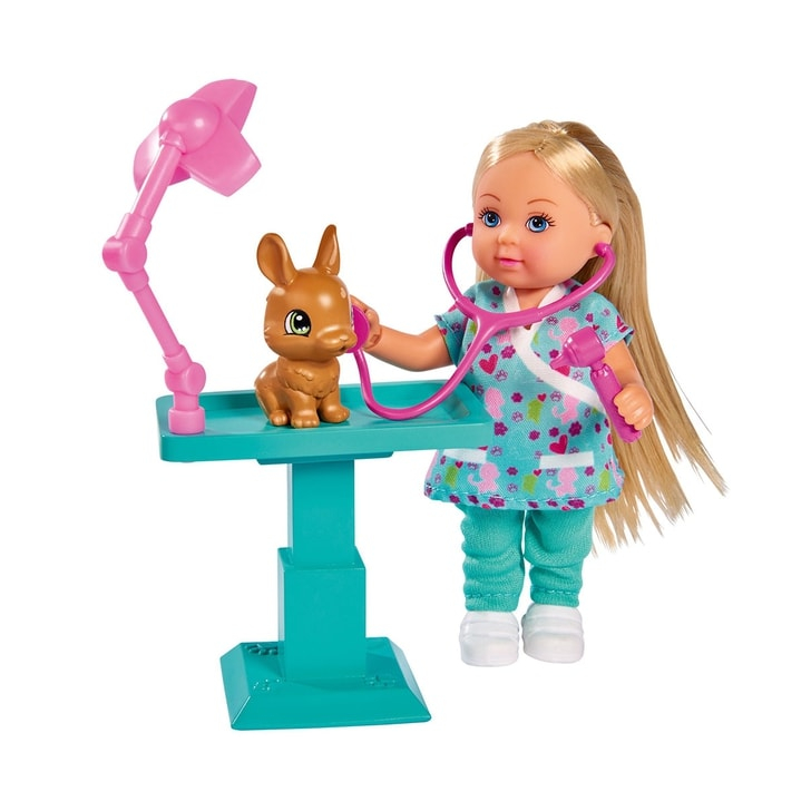 Set Simba Evi Love Doctor Evi Clinic papusa 12 cm cu accesorii