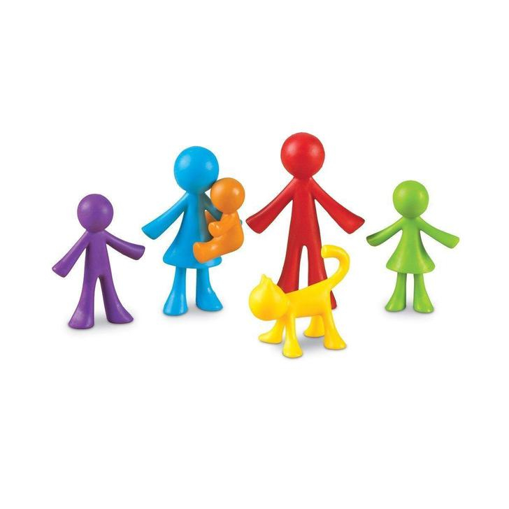 Set pentru sortat si numarat - Familia mea (72 piese)