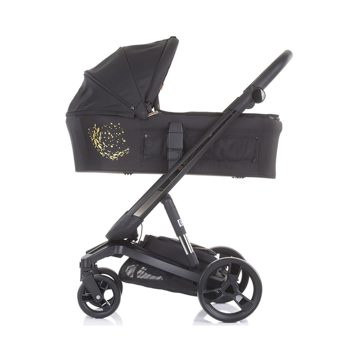 Carucior Chipolino Electra 3 in 1 gold cu cadru negru