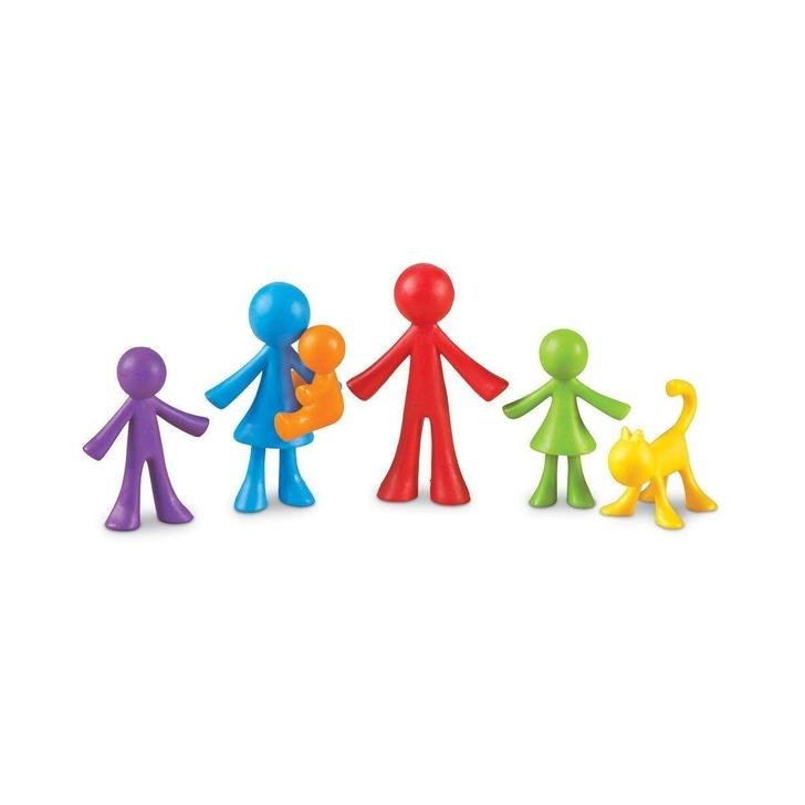 Set pentru sortat si numarat - Familia mea (72 piese)