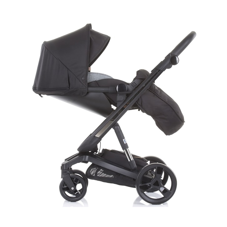 Carucior Chipolino Electra 3 in 1 gold cu cadru negru