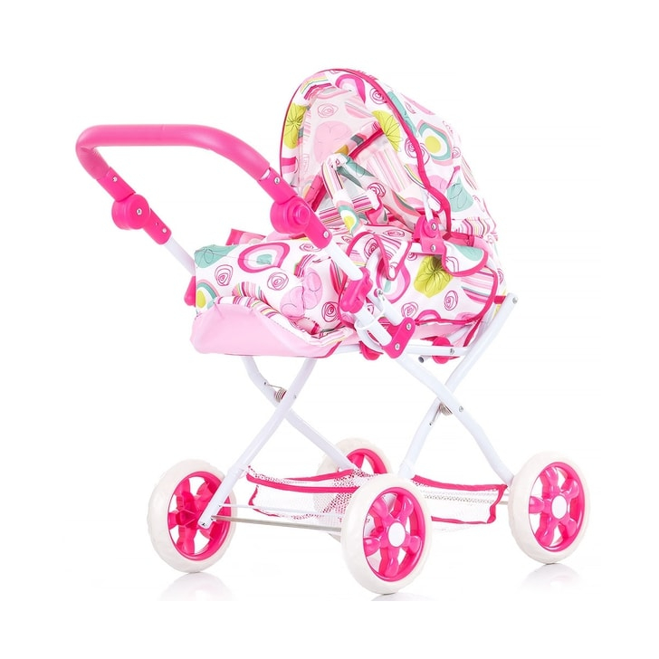 Carucior pentru papusi Chipolino Nelly white