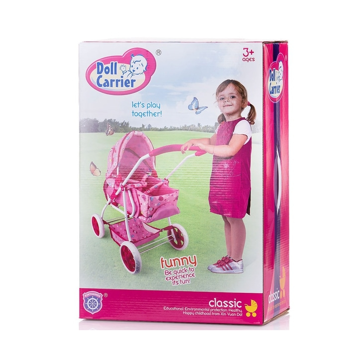 Carucior pentru papusi Chipolino Nelly white