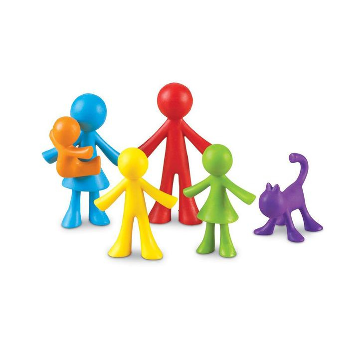Set pentru sortat si numarat - Familia mea (72 piese)