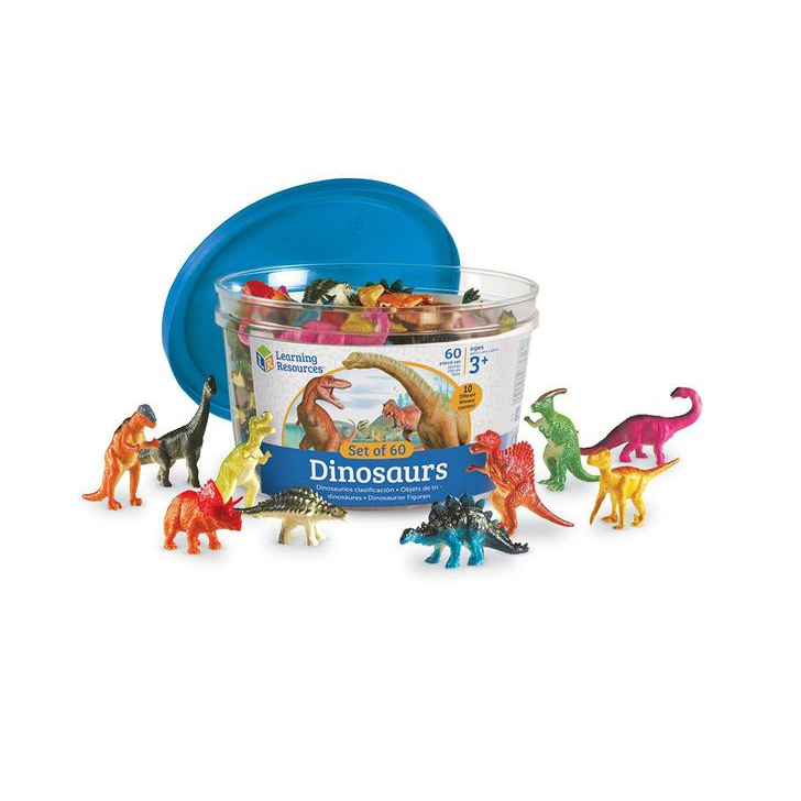 Set pentru sortat - Dinozauri jucausi (60 piese)