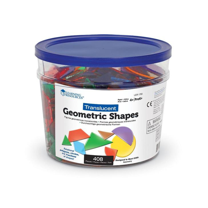Forme geometrice transparente (408 piese)