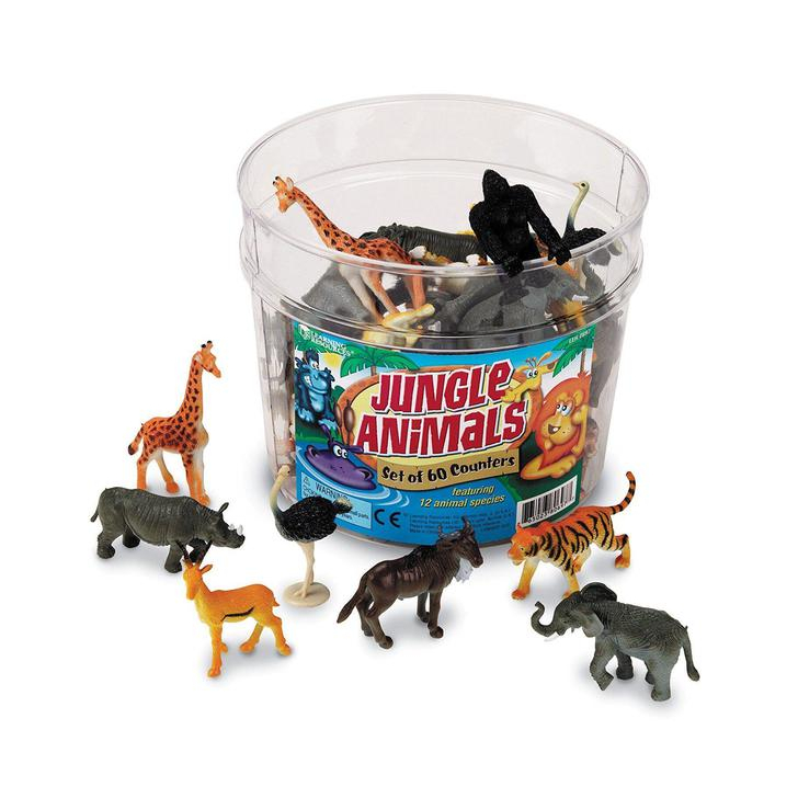 Set pentru sortat - Animalute din jungla