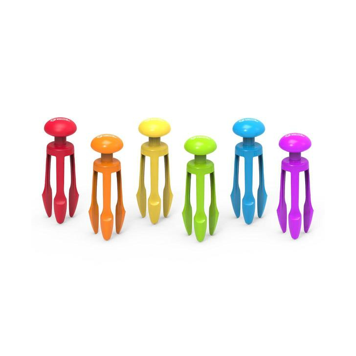 Set 6 carlige colorate