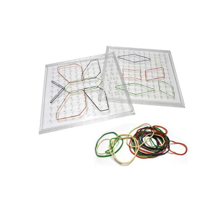 Joc creativ cu elastice - Geoboard