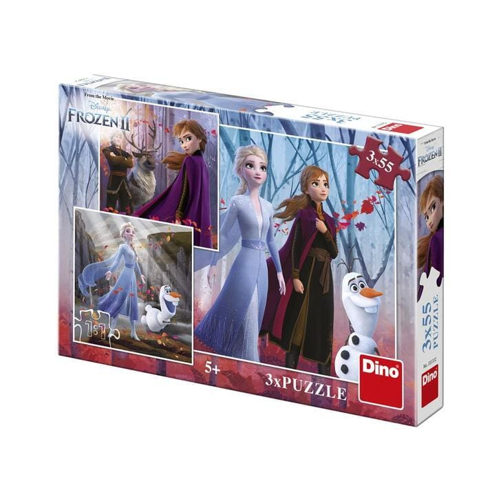 Puzzle 3 in 1 - Frozen II (3 x 55)