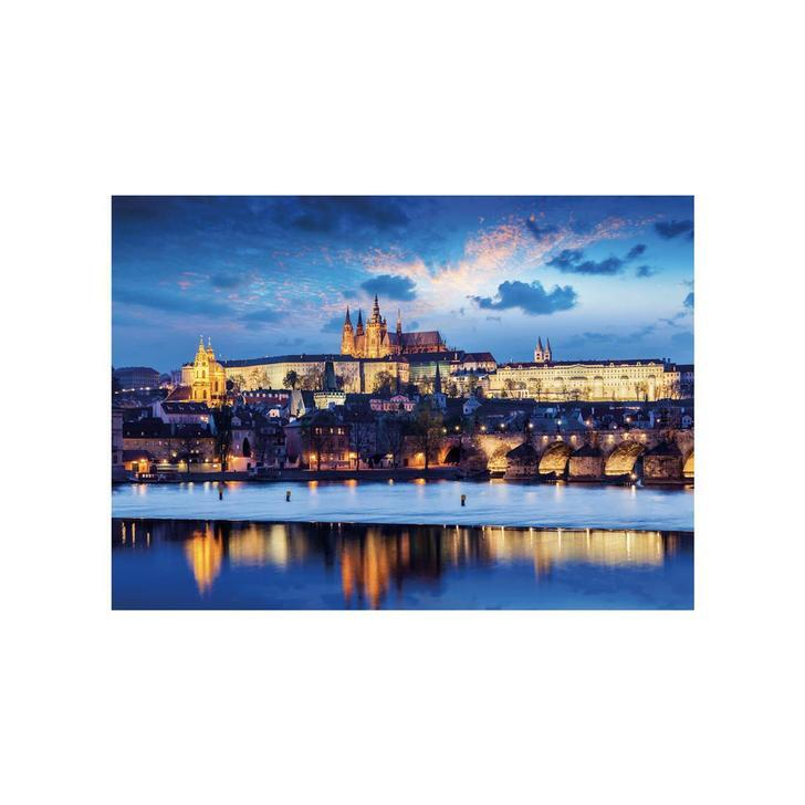Puzzle Neon - Castelul Praga (1000 piese)