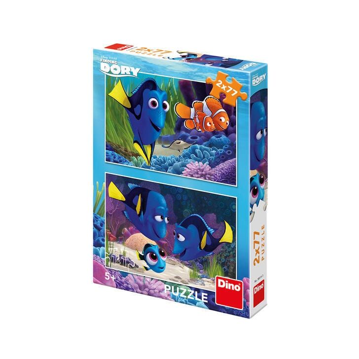 Puzzle 2 in 1 - Gasirea lui Dory (77 piese)