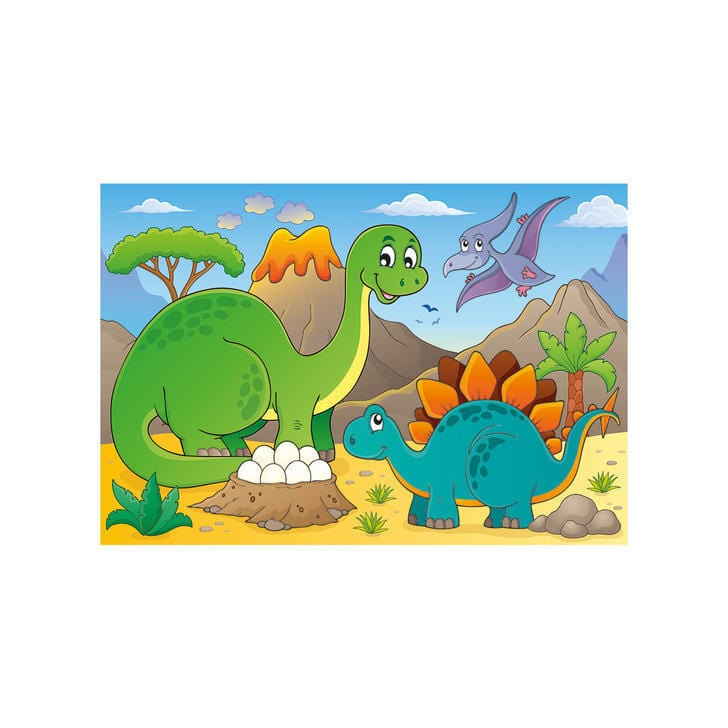 Puzzle - Dinozauri prietenosi (48 piese)