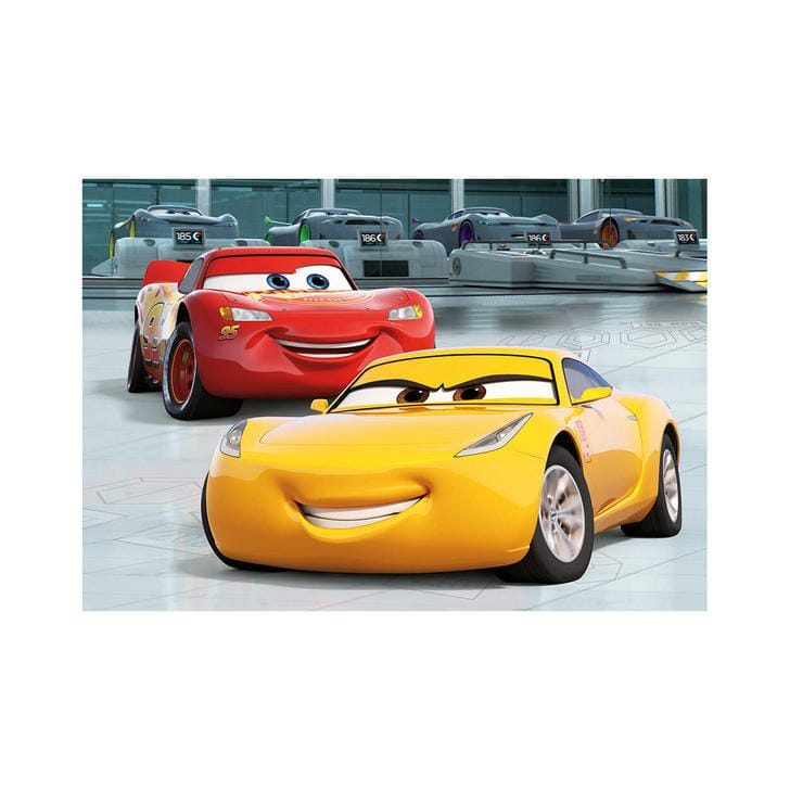 Puzzle 2 in 1 - Cars 3: Cursa cea mare (77 piese)