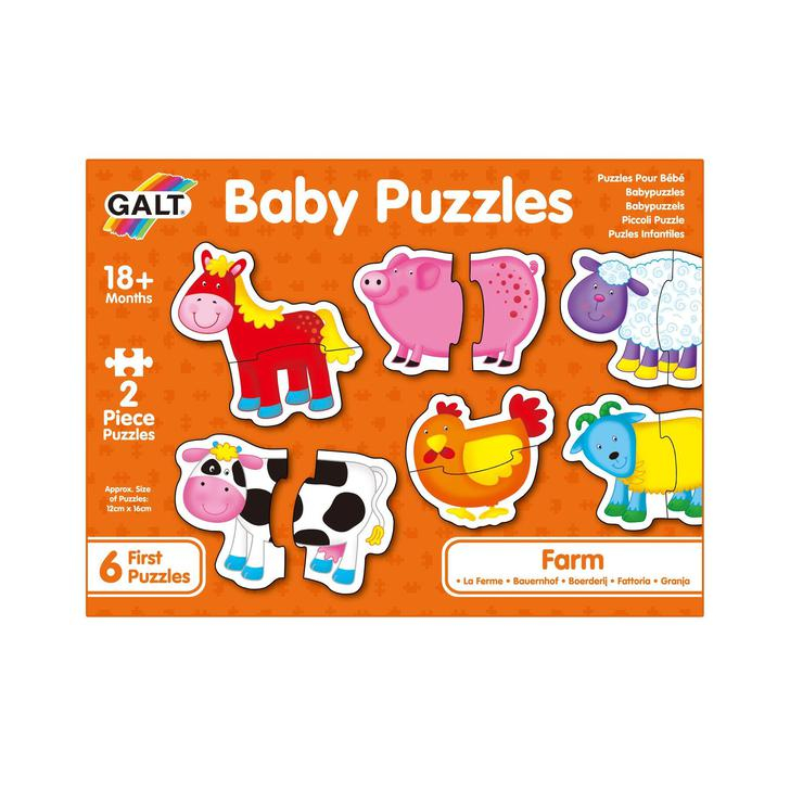 Baby Puzzle: Ferma (2 piese)