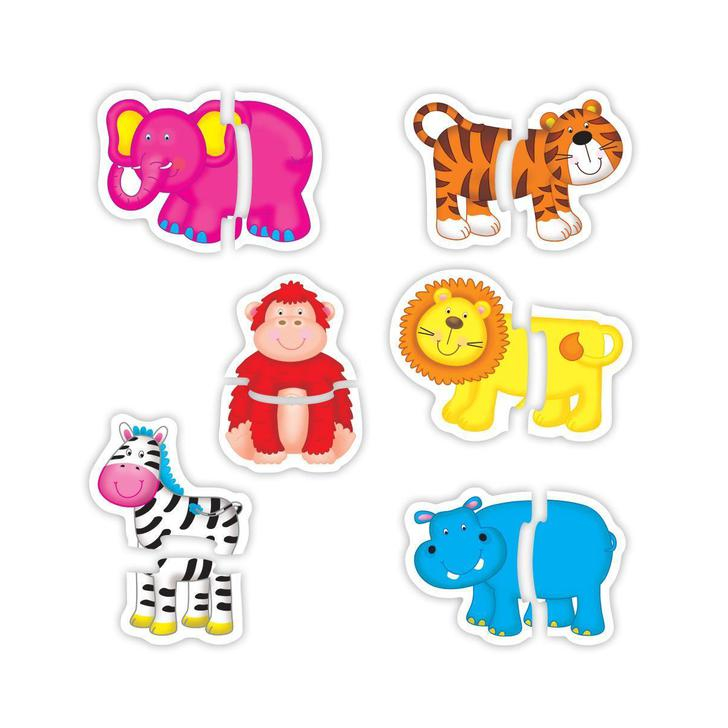 Baby Puzzle: Animale din jungla (2 piese)