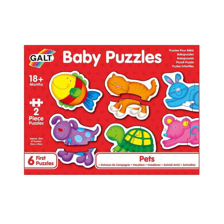 Baby Puzzle: Animale de companie (2 piese)