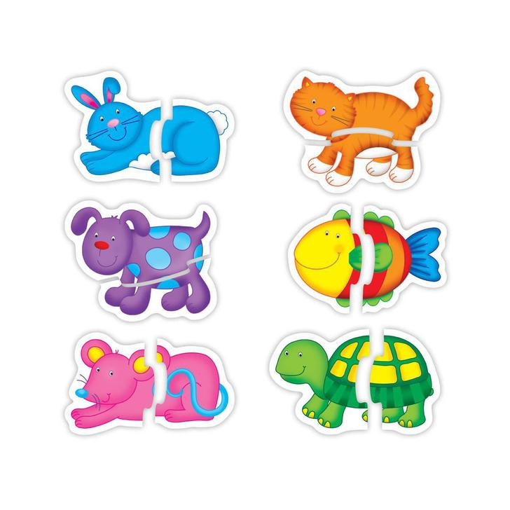Baby Puzzle: Animale de companie (2 piese)