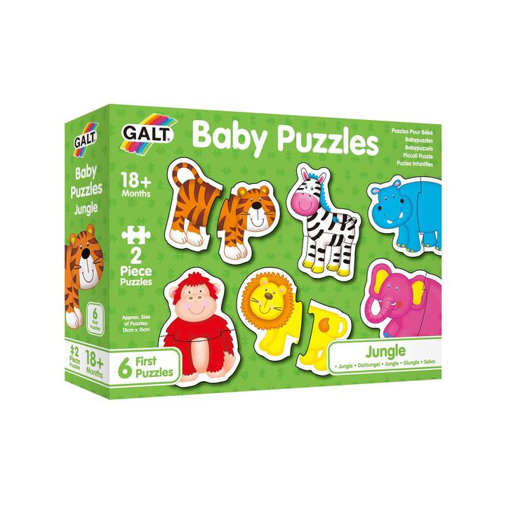 Baby Puzzle: Animale din jungla (2 piese)