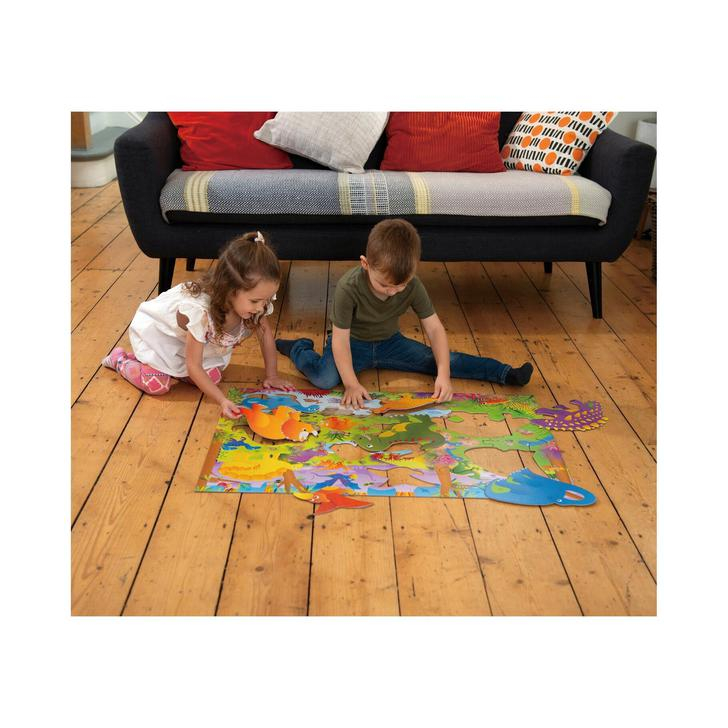 Giant Floor Puzzle: Dinozauri (30 piese)