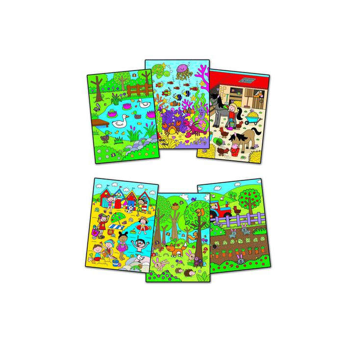 Water Magic: Carte de colorat Who's Hiding?