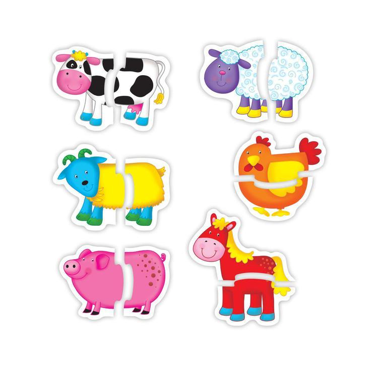 Baby Puzzle: Ferma (2 piese)