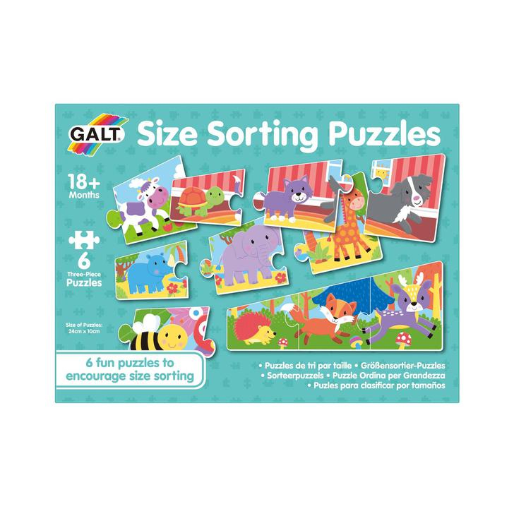 Set 6 puzzle - Animalute jucause (3 piese)