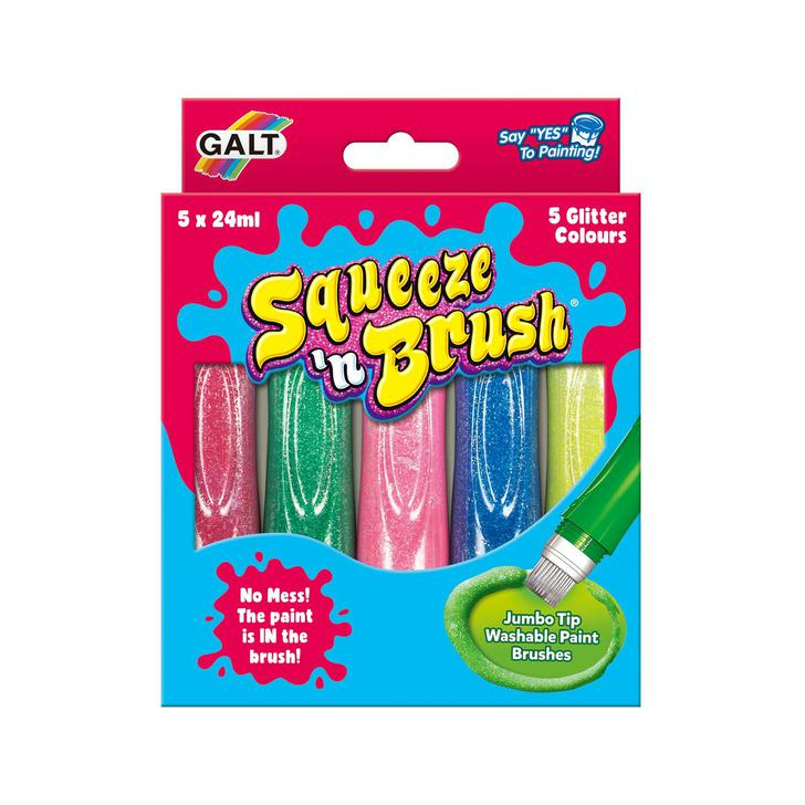 Squeeze'n Brush - 5 culori cu sclipici