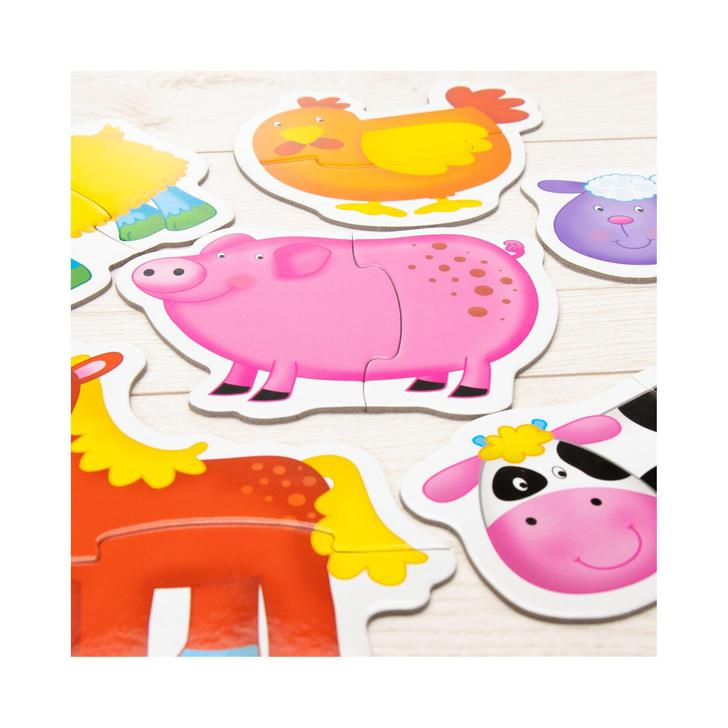 Baby Puzzle: Ferma (2 piese)