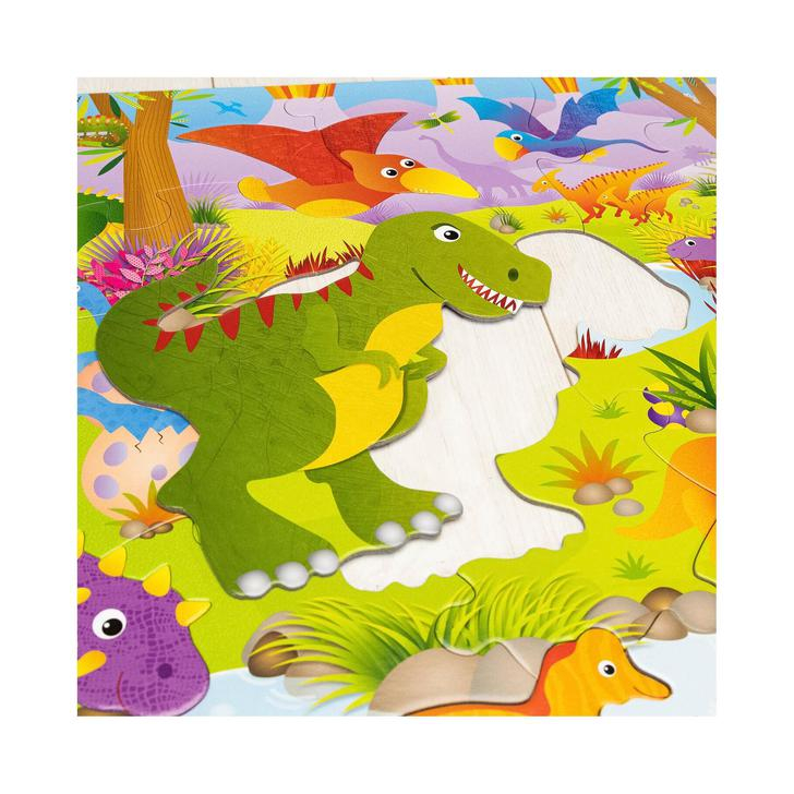 Giant Floor Puzzle: Dinozauri (30 piese)