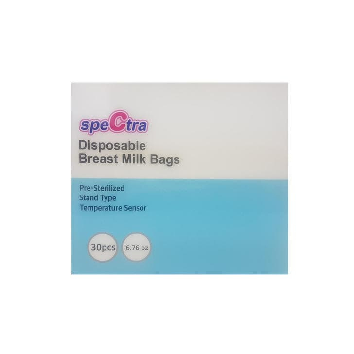 Pungi stocare lapte matern cu fermoar (30 buc.)