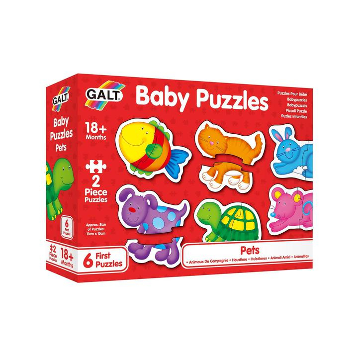 Baby Puzzle: Animale de companie (2 piese)