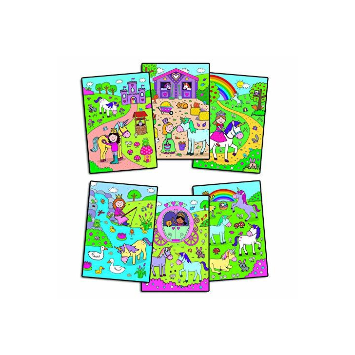 Water Magic: Carte de colorat Unicorni