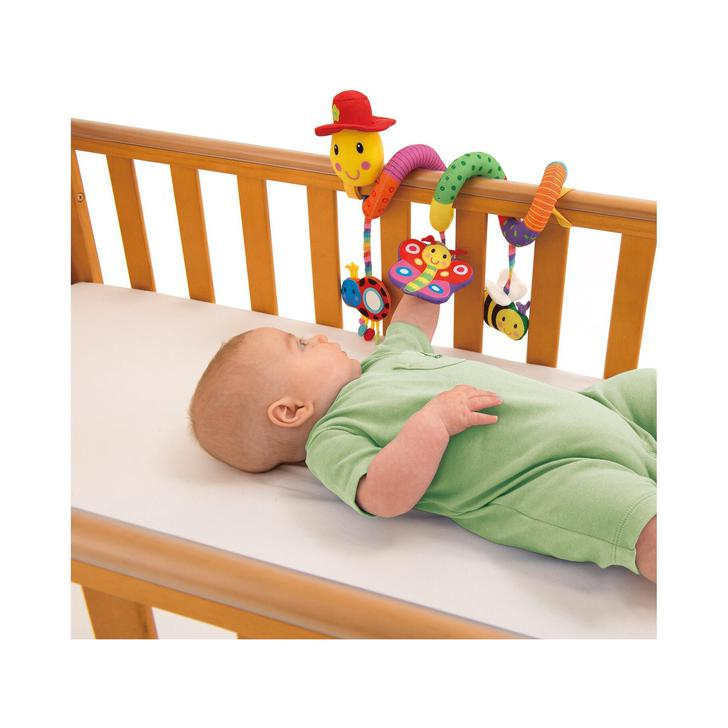 Jucarie pentru patut si carucior Wiggly Worm