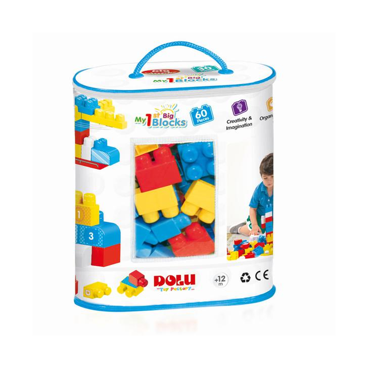 Primele cuburi de construit - 60 piese