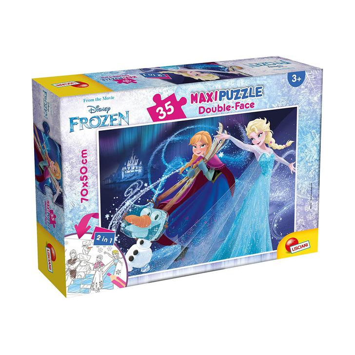 Puzzle de colorat maxi - Frozen (35 piese)