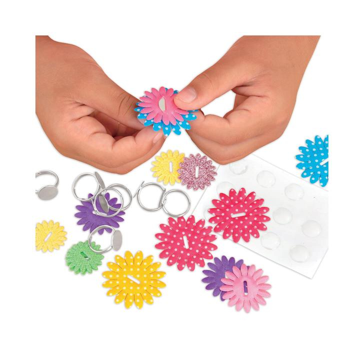 Set creativ - Inele cu floricele