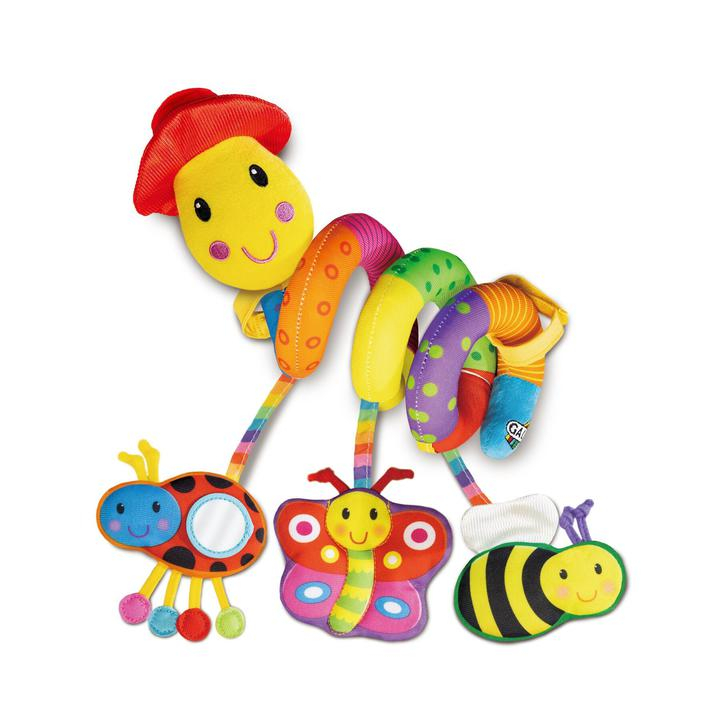 Jucarie pentru patut si carucior Wiggly Worm