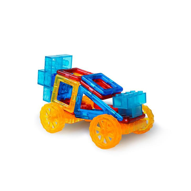 Joc de constructie magnetic - Masinuta si robotel
