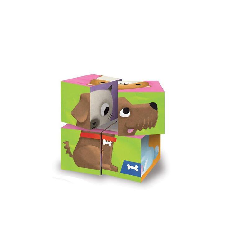 Puzzle cubic - Animalute de companie