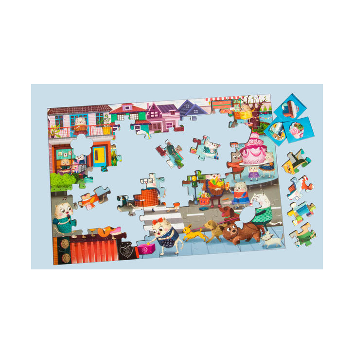 Puzzle cu surprize – Orasul faptelor bune