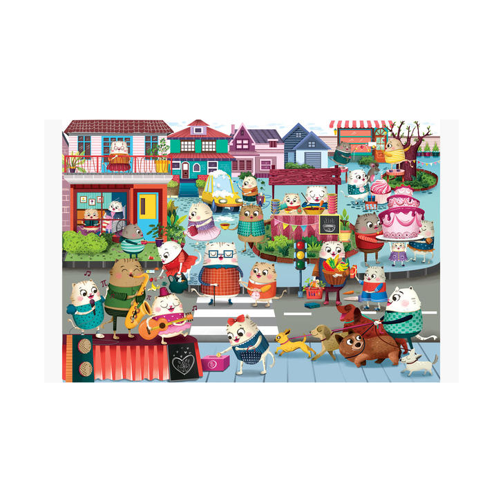 Puzzle cu surprize – Orasul faptelor bune