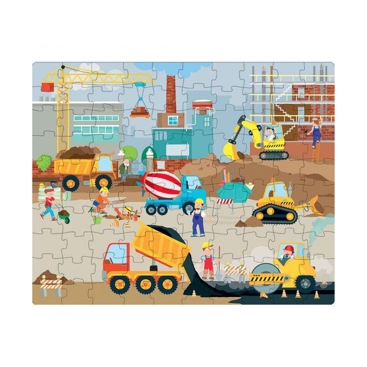 Puzzle (30 piese) cu carte - Vehicule