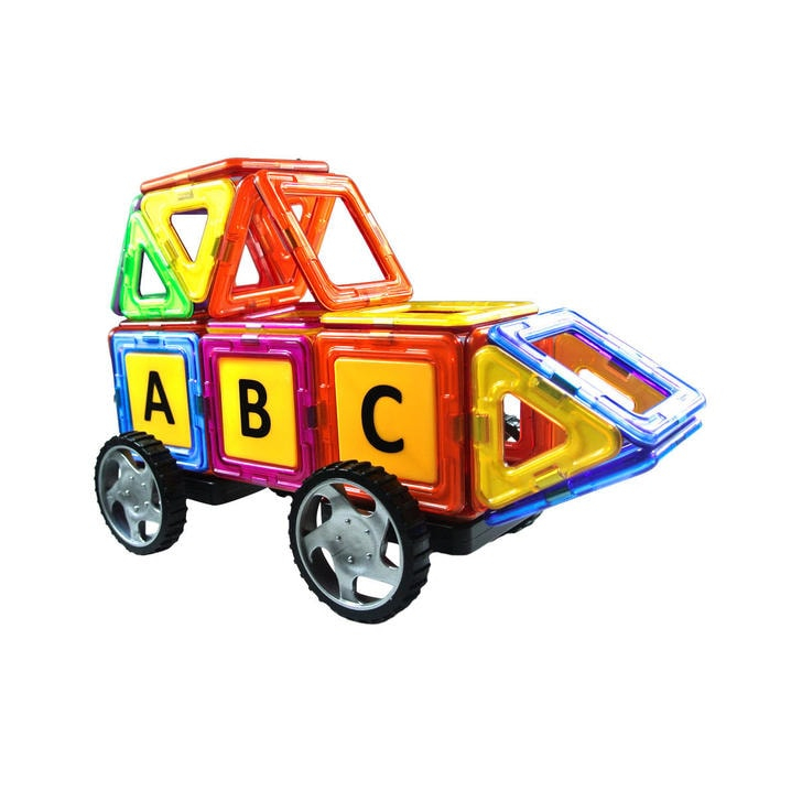 Set de constructie magnetic - 66 piese