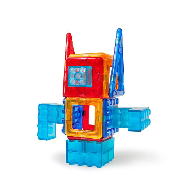 Joc de constructie magnetic - Masinuta si robotel
