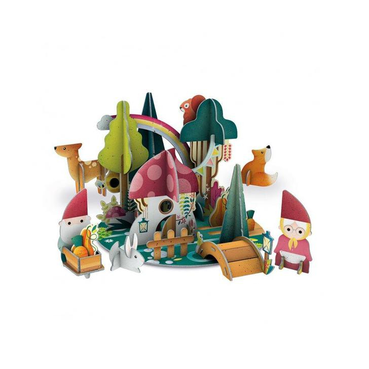 Puzzle 3D - Padurea piticilor
